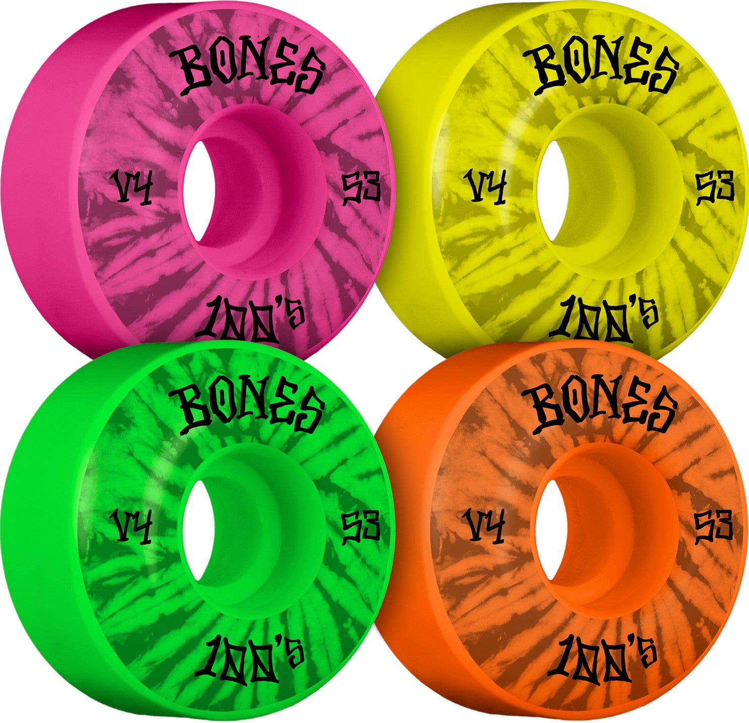 Bones Party Pack Multi Color skateboard wheels