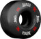Bones 100s V4 Wide 100A Skateboard Wheels - Black/Red