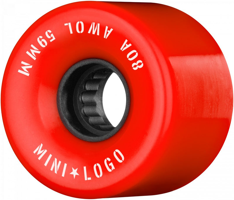 Mini Logo A.W.O.L. 80A Cruiser Wheels - Red