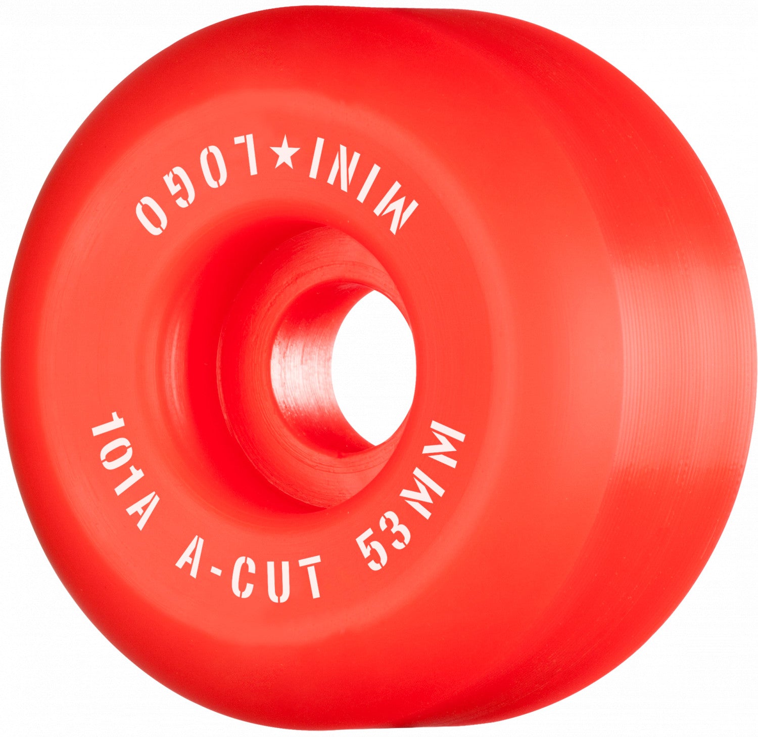 Red 101a Mini Logo A-Cut Skateboard Wheels