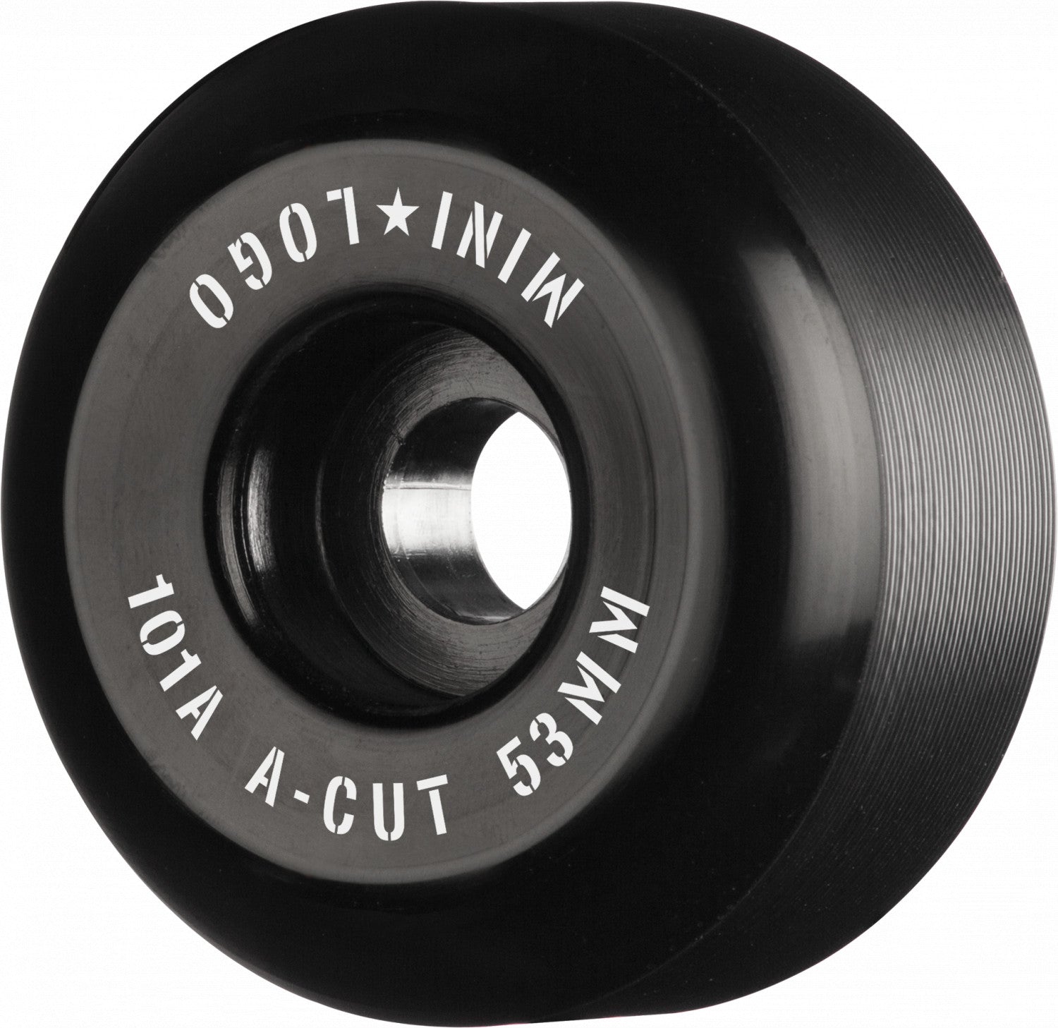 Black 101a A-Cut Mini Logo Skateboard Wheels