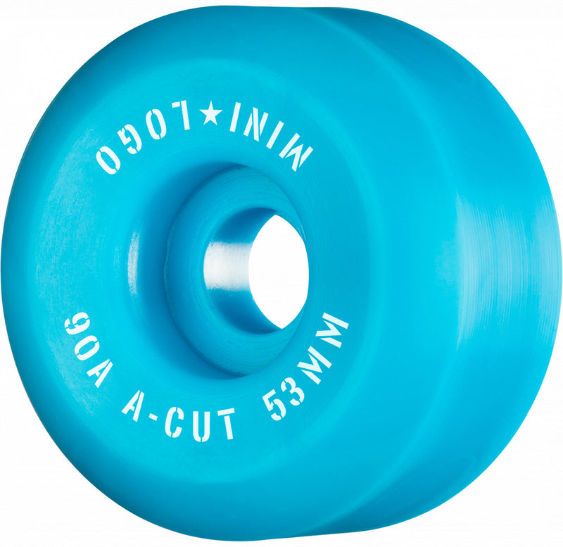 Blue 90a Mini Logo Skateboard Wheels