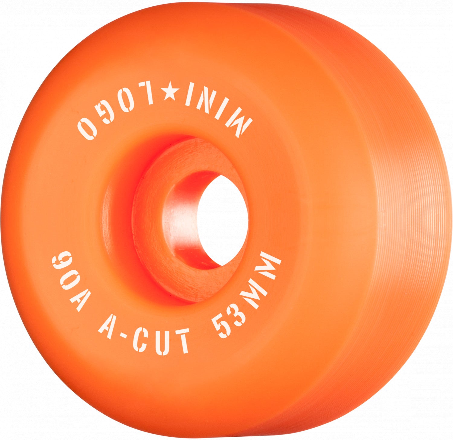 Orange 90a A-Cut Mini Logo Skateboard Wheels