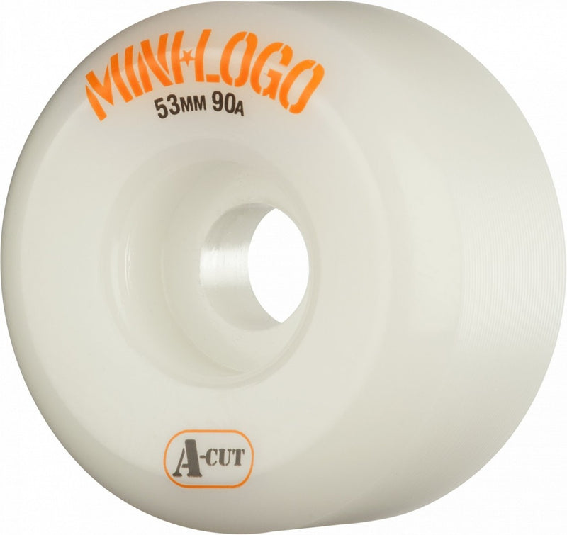 Mini Logo A-Cut 90a Skateboard Wheels - White