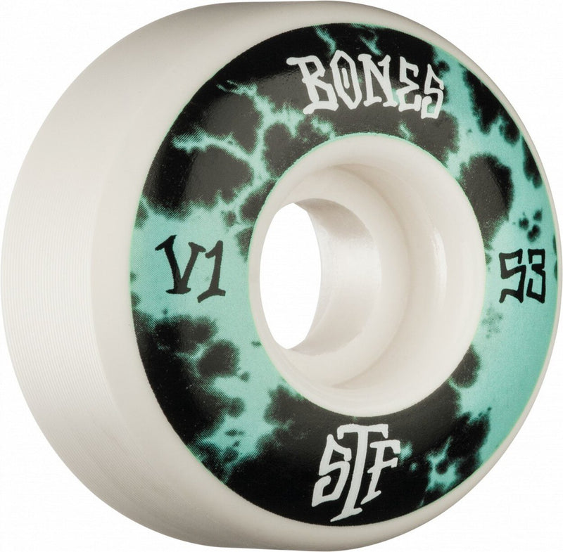 Bones STF Deep Dye V1 Skateboard Wheels - Teal