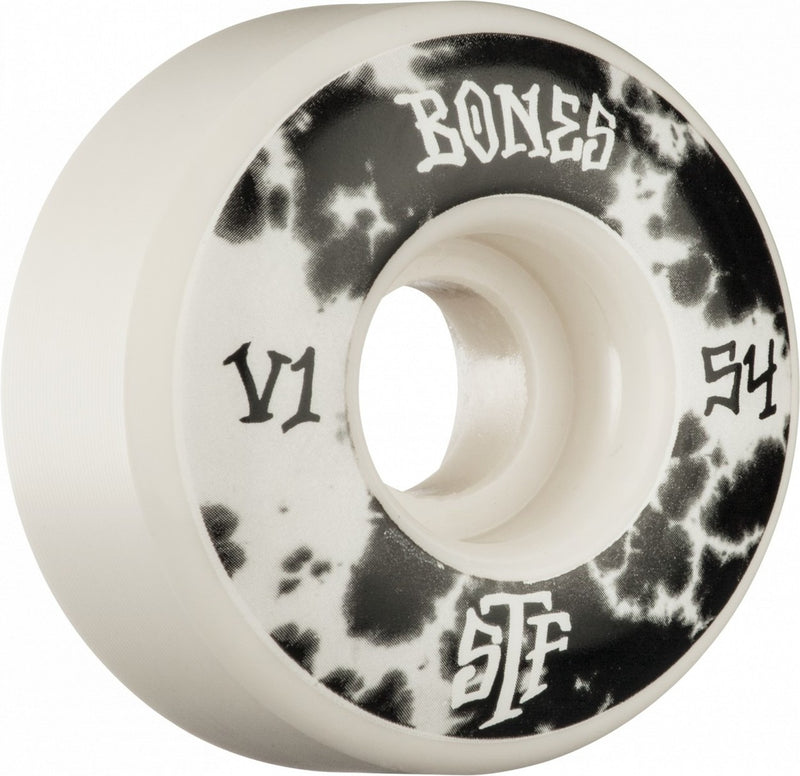 Bones STF Deep Dye V1 Skateboard Wheels - Black