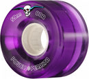 Powell Peralta Clear Cruiser Skateboard Wheels - Purple