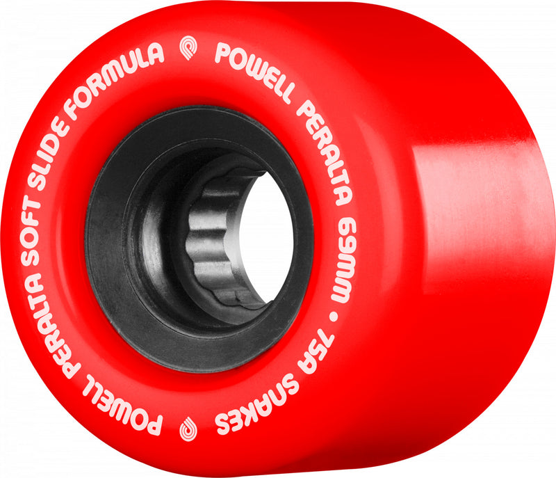 Red 75a Powell Peralta Snakes Skateboard Wheels