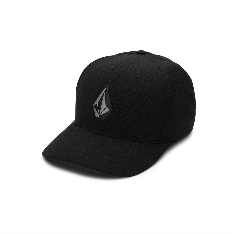 Black XFIT Fitted Volcom Stone Tech Hat
