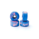 Abstract 105A Slim Swirl Urethane Fingerboard Wheels - Pink/Blue