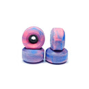 Abstract 105A Conical Swirl Urethane Fingerboard Wheels - Pink/Blue