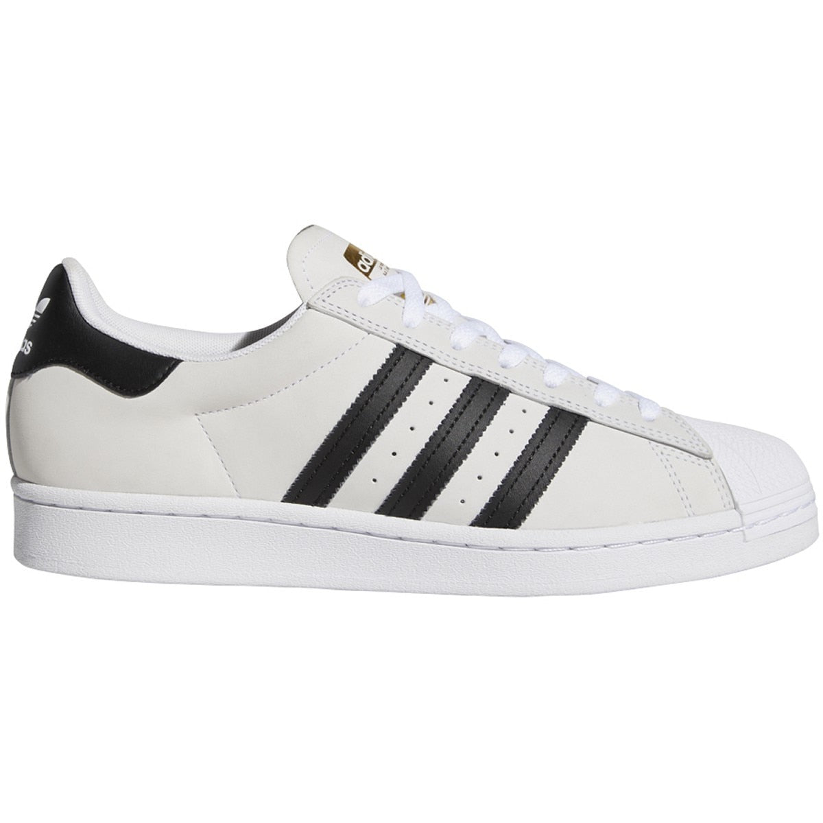 Adidas Superstar ADV Skate Shoe - White/Black/Gold