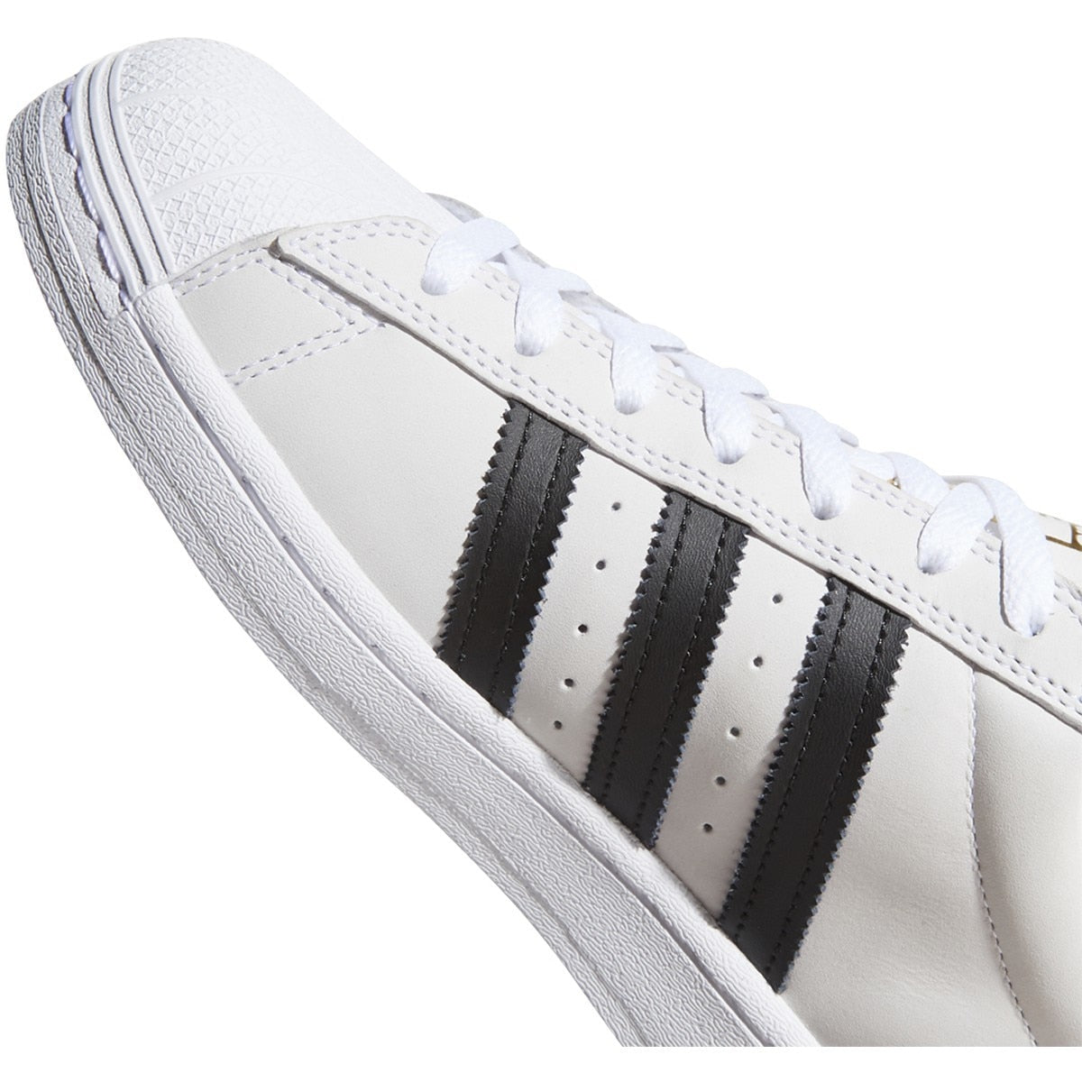 Adidas Superstar ADV Skate Shoe White Black Gold