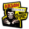 Arson Business Spitfire Skateboard Sticker