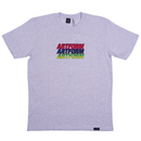 White Heather Trippy Colors Artform T-Shirt