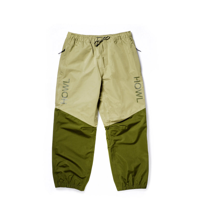Olive Two-Tone Nowhere Howl Supply Snow Pants