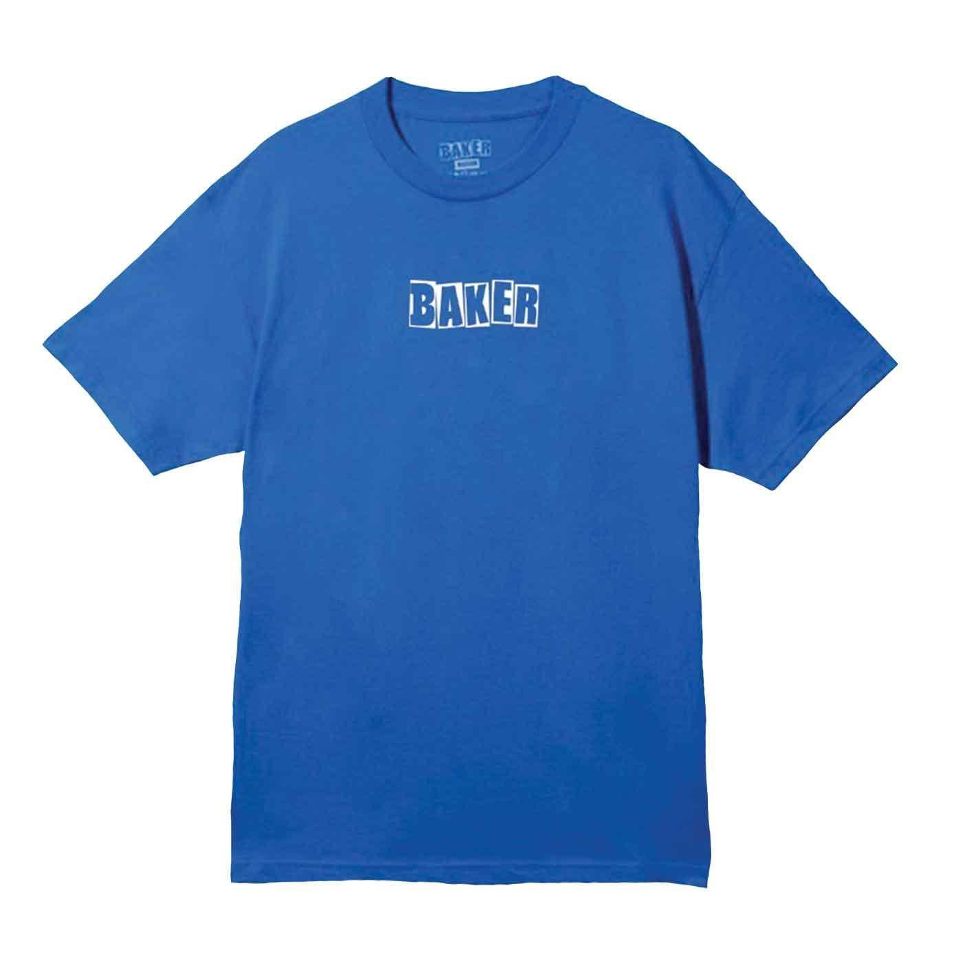 Royal Blue Brand Logo Baker Skateboards T-Shirt