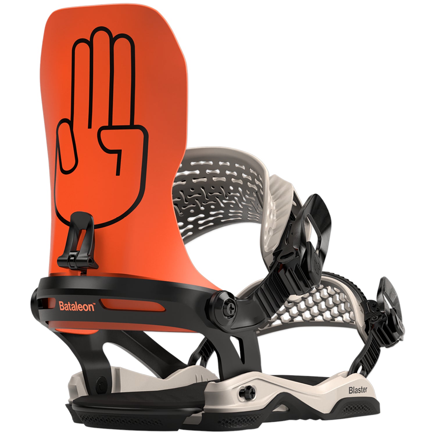 Orange 2023 Blaster Asymwrap  Bataleon Snowboard Bindings