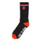 Black/Red Bighead Fill Spitfire Wheels Socks