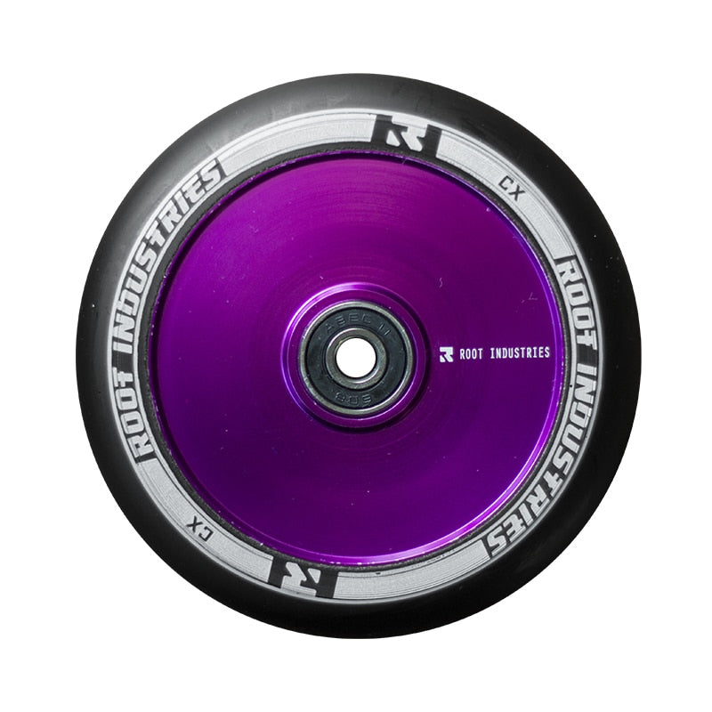 Root Industries Air Scooter Wheels - Black/Purple (Set of 2)