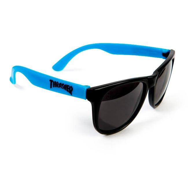 Blue Thrasher Magazine Logo Sunglasses