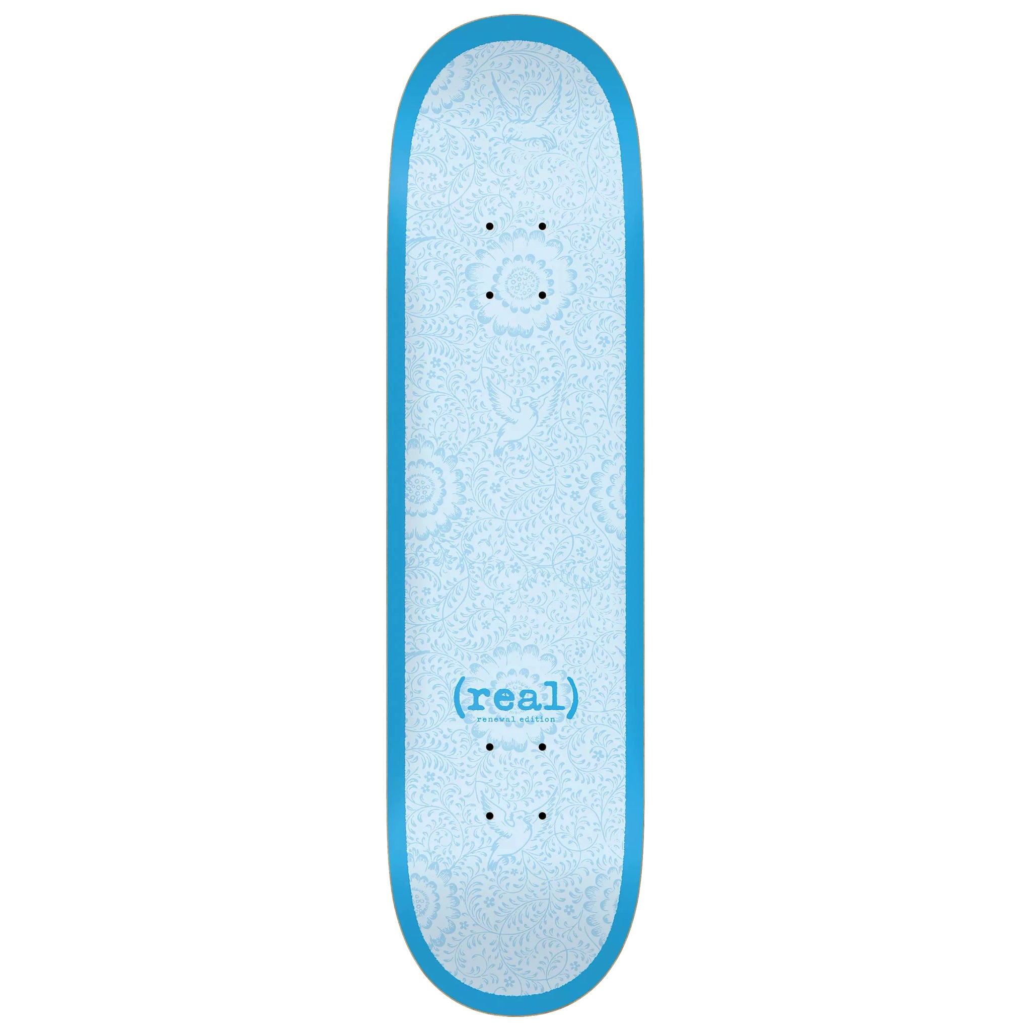 blue Flowers Real Price Point Skateboard Deck