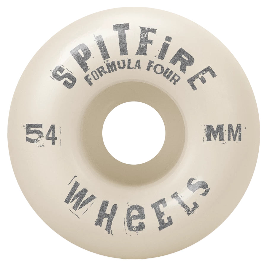 Natural Classic Full Formula Four Spitfire 99D Ransom Skateboard Wheels Back