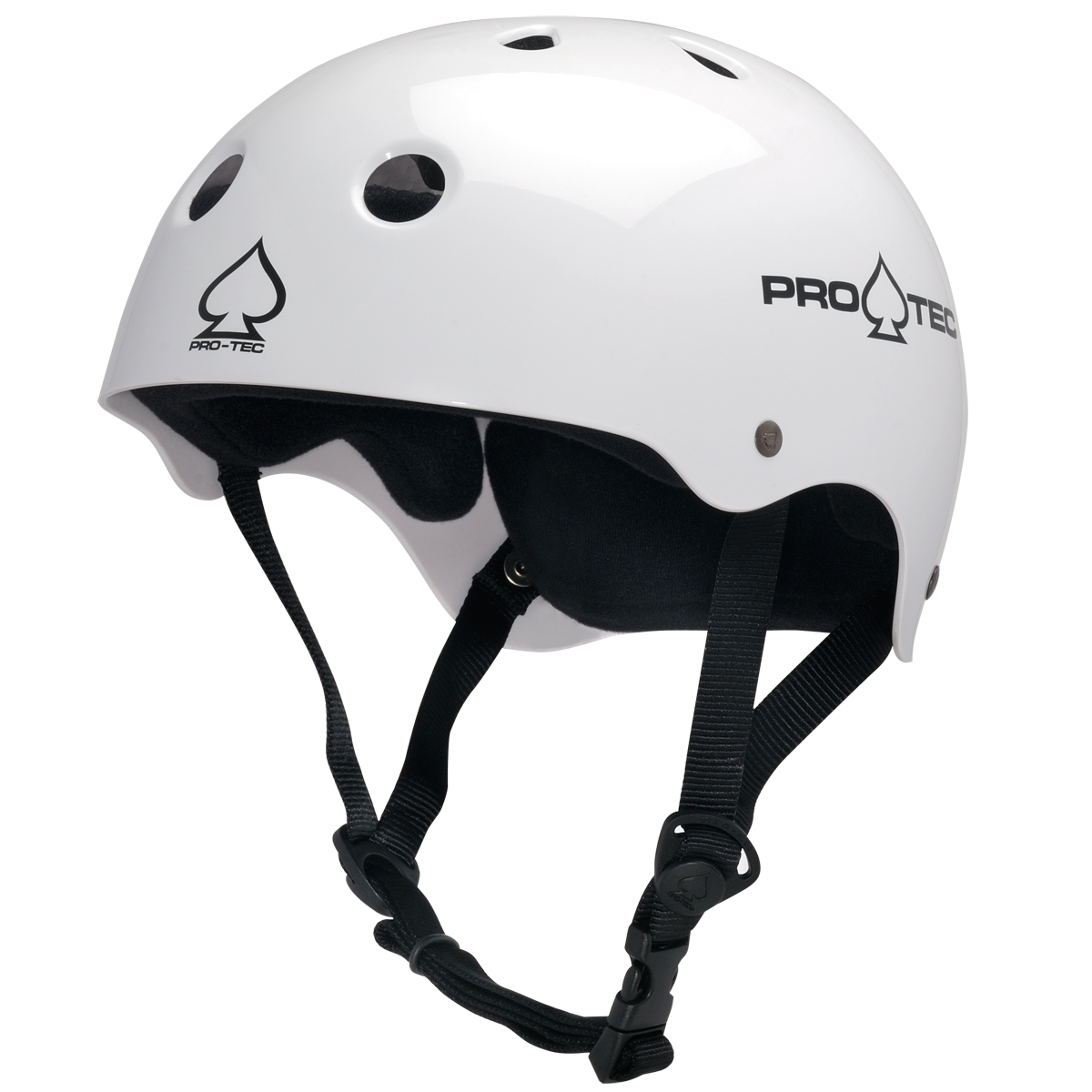 Pro-Tec Classic Skate Helmet - Gloss White