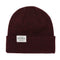 Dark Burgundy Marl Uniform Low Coal Knit Beanie