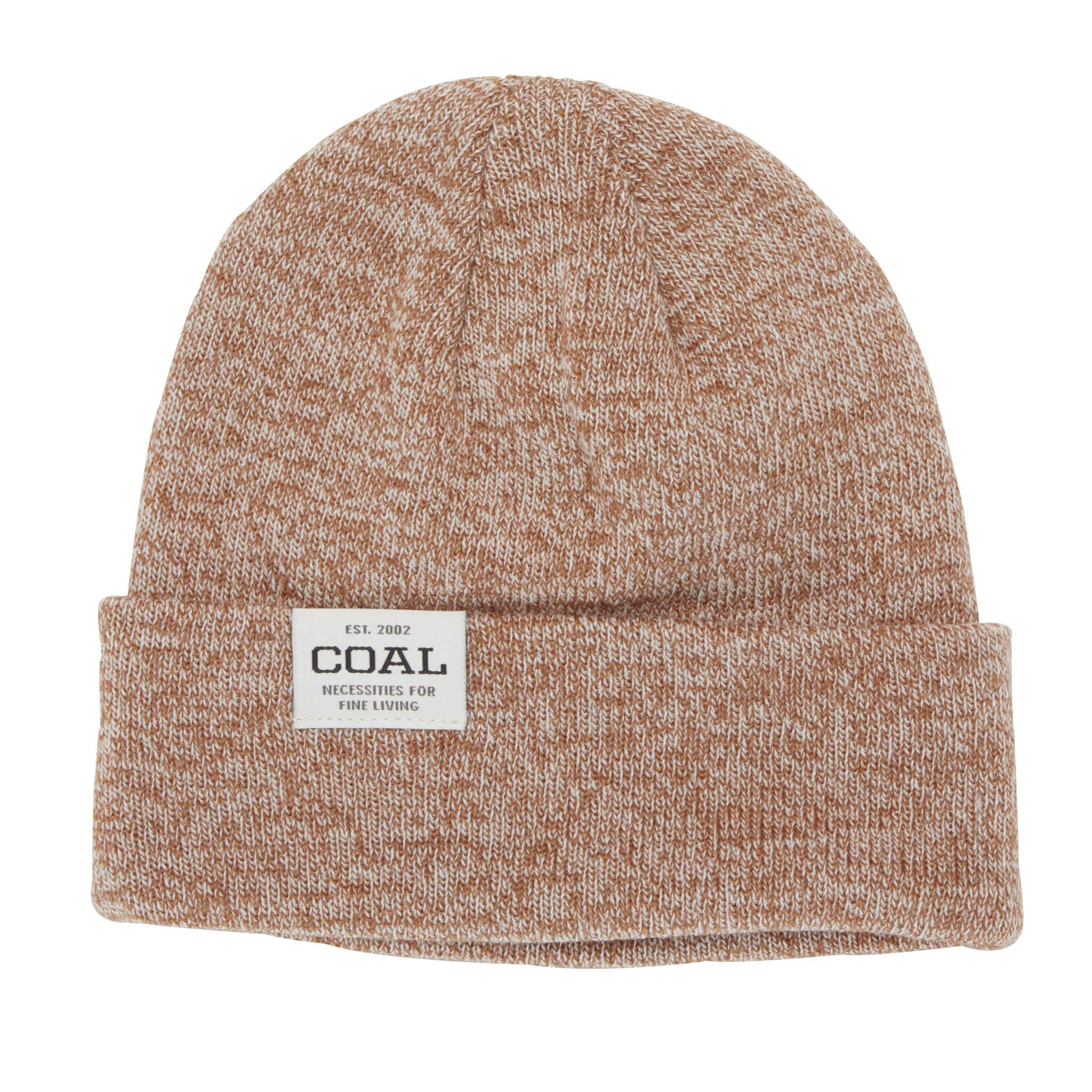 Light Brown Marl Uniform Low Coal Knit Beanie