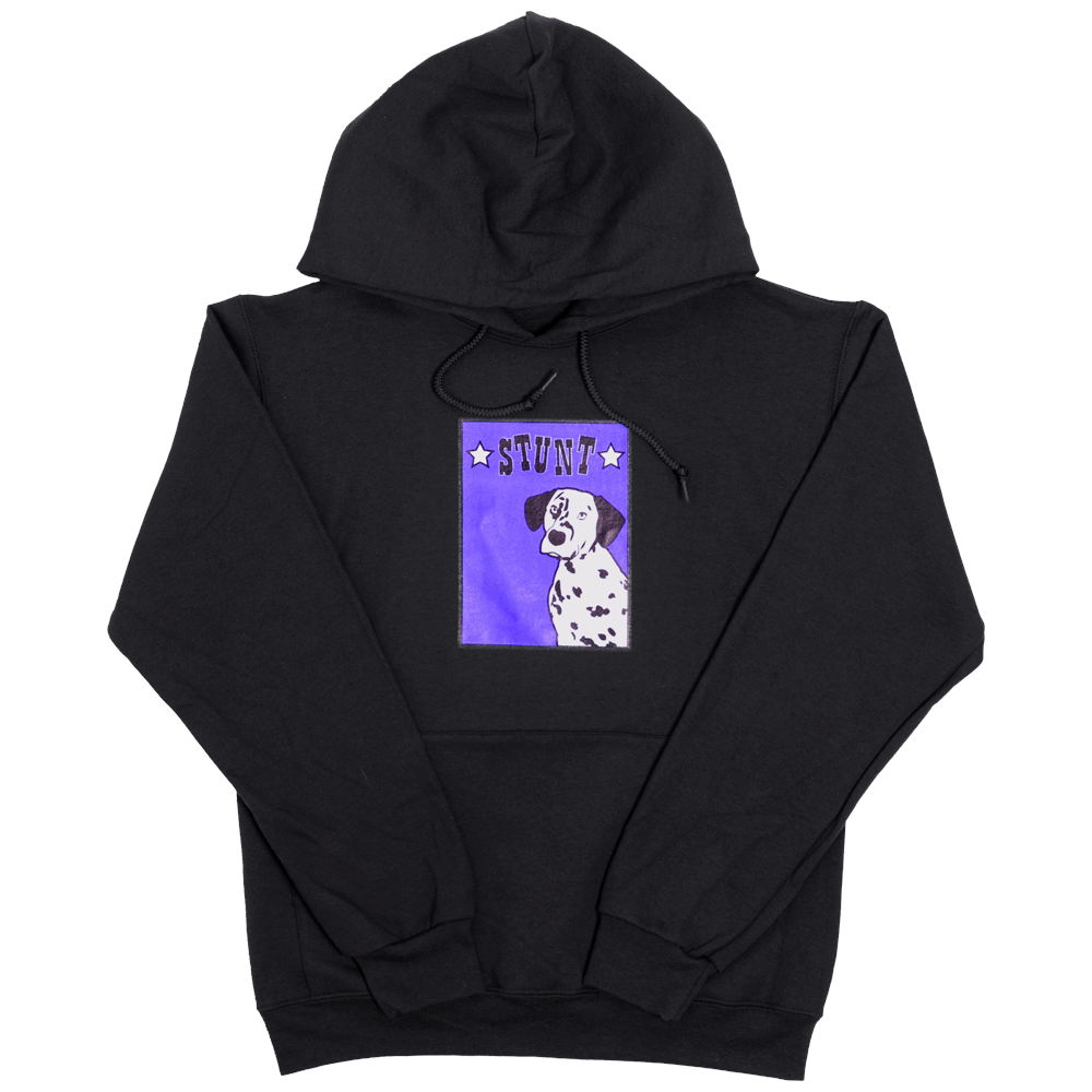 Black/Purple Stunt Dalmatian Hoodie