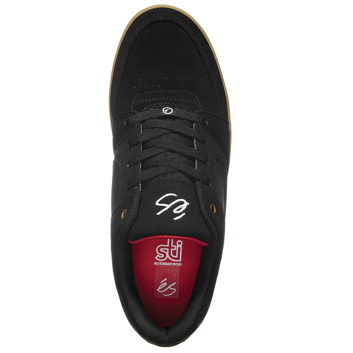 eS Accel Slim Skateboard Shoe - Black/Gum