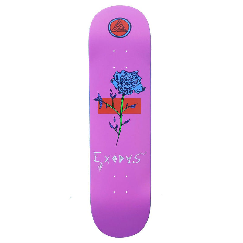 Exodus Anoixi Rose Skateboard Deck - Purple