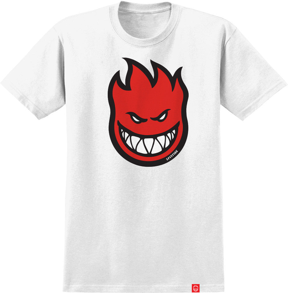 White and Red Bighead Spitfire Wheels T-Shirt