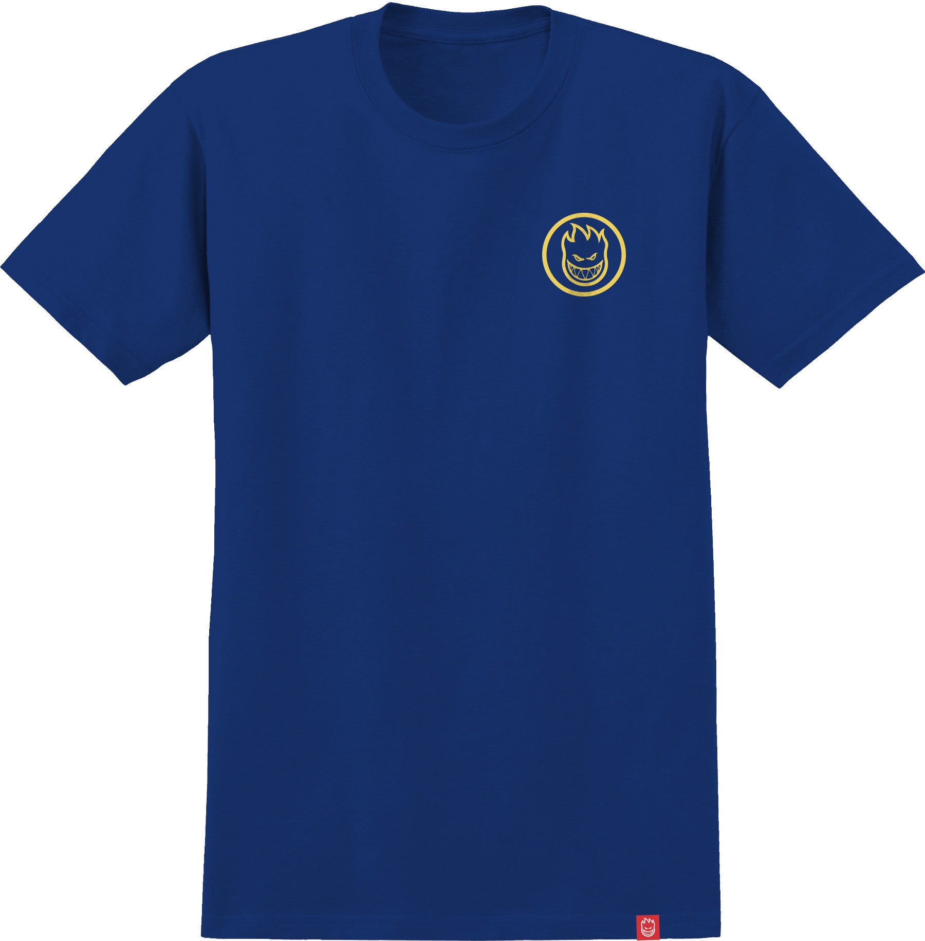 Royal Blue/Yellow Classic Swirl Boys Youth Spitfire Wheels T-Shirt