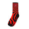 Black/Red Bighead Fill Swirl Spitfire Socks