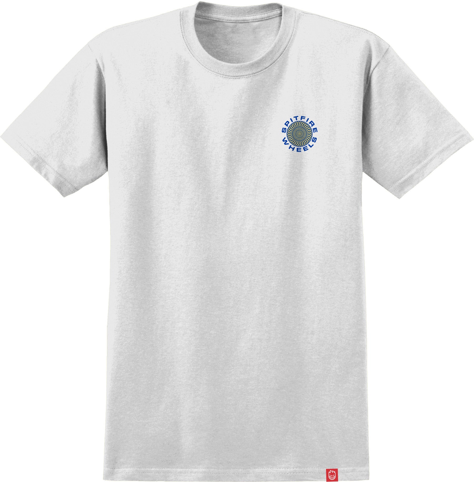 White Classic 87' Swirl Spitfire Wheels T-shirt