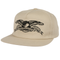 Khaki Embroidered Eagle AntiHero Skateboards Snapback Hat