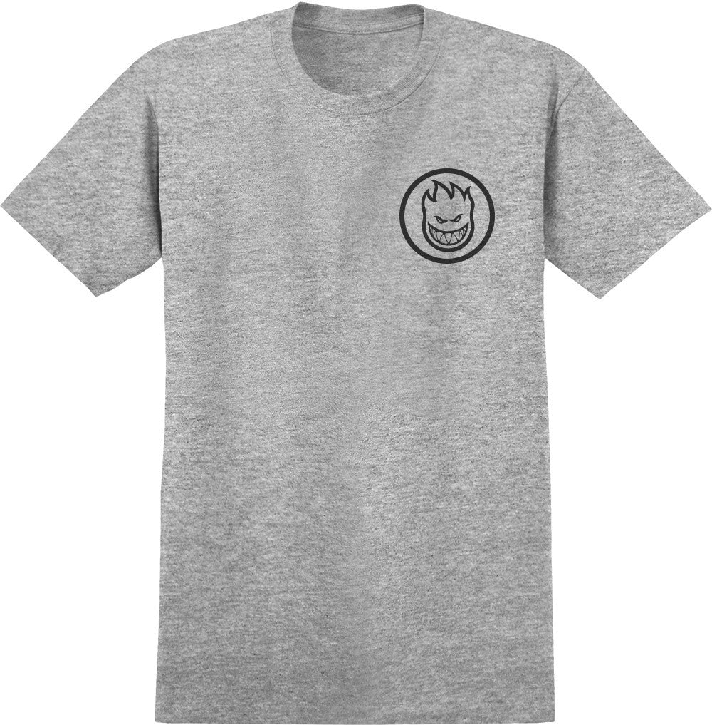 Heather Grey Classic Swirl Spitfire Wheels T-Shirt