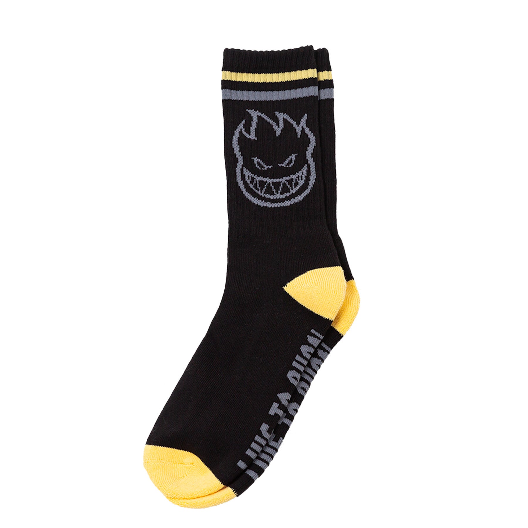 Black/Yellow BIghead Spitfire Socks