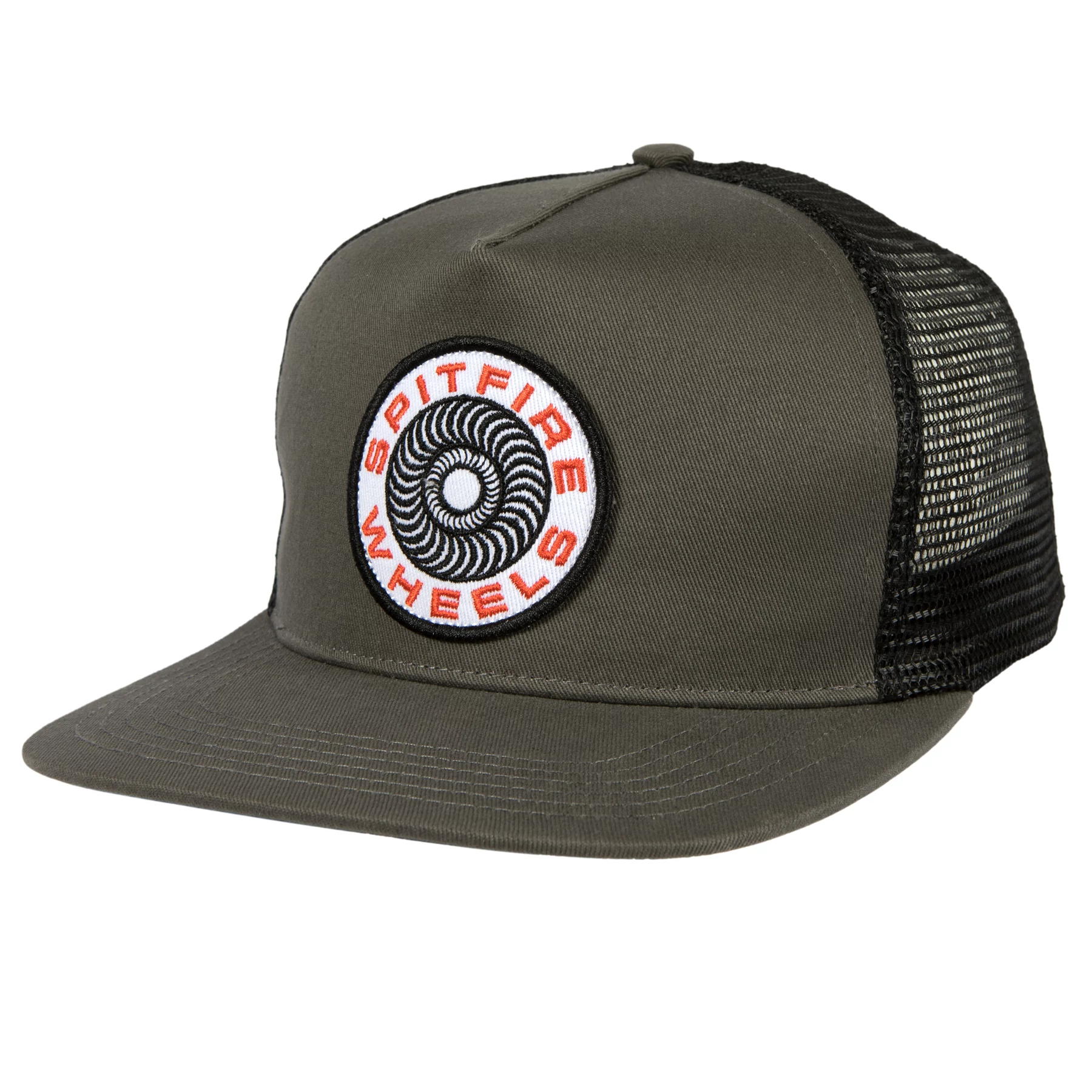 Charcoal 87' Swirl Spitfire Patch Trucker Hat