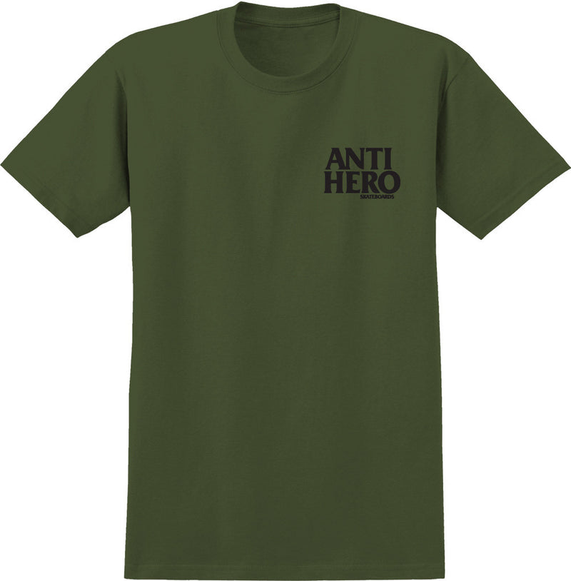 Army Green AntiHero Lil Black Hero T-Shirt