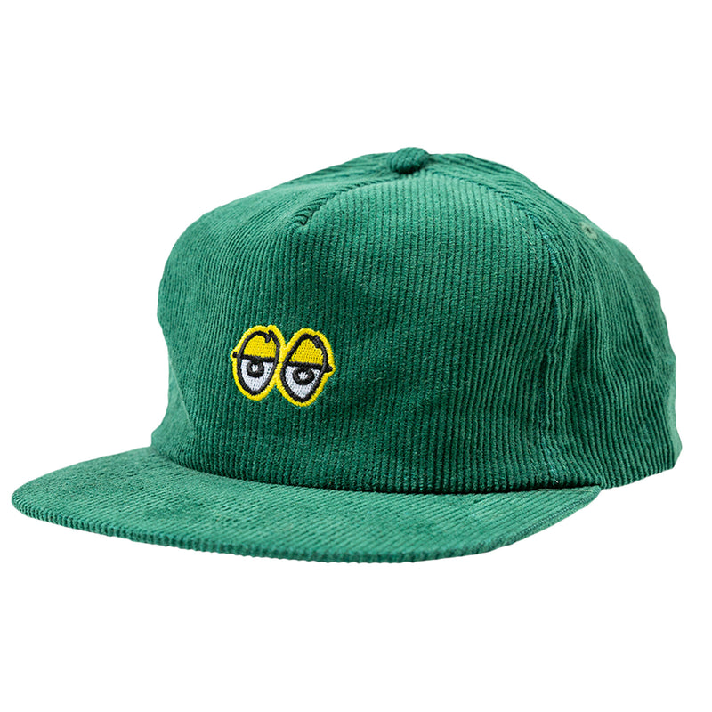 Dark Green Eyes Krooked Snapback Hat