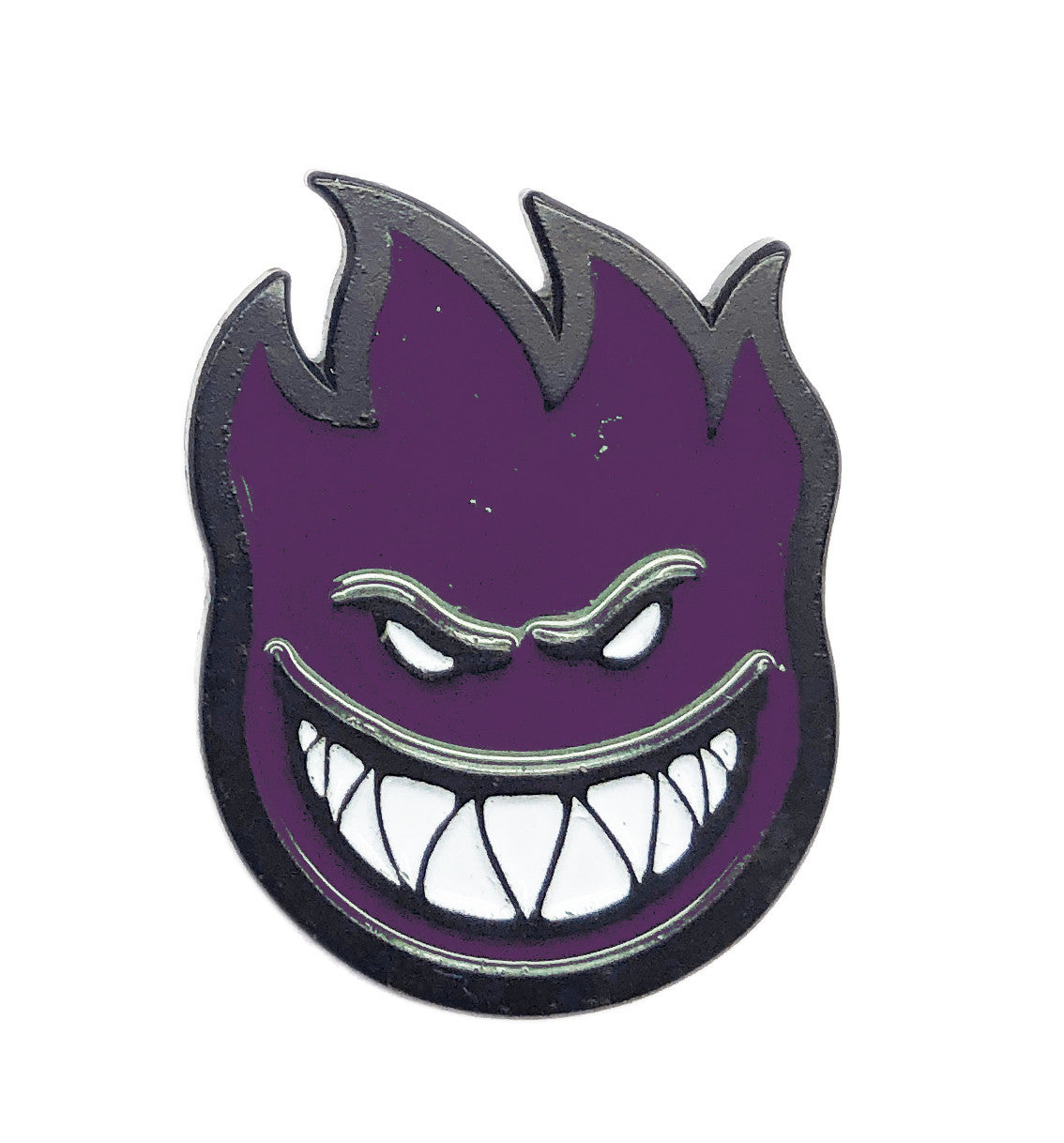 Black/Purple Bighead Spitfire Lapel Pin