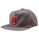 Grey/Red Bighead Fill Spitfire Snapback Hat