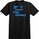 Strait Eyes Krooked Skateboards T-Shirt Back