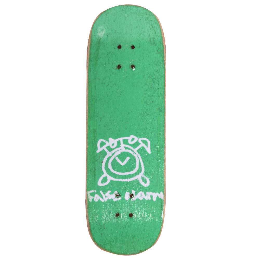 Green Popsicle False Alarm Fingerboard Deck