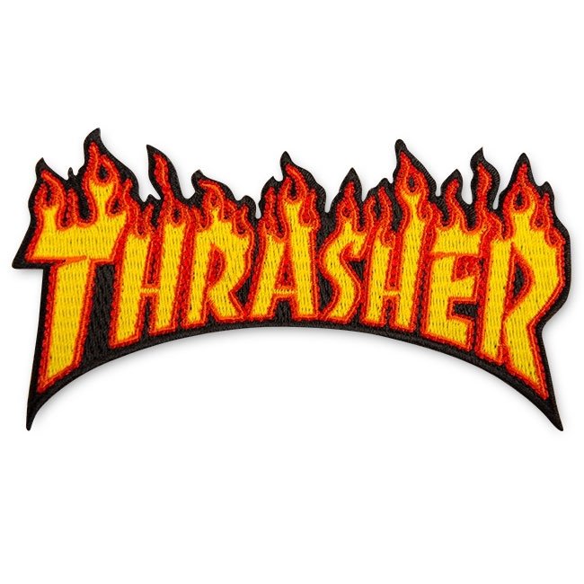 Flame Logo Thrasher Magazine Patch