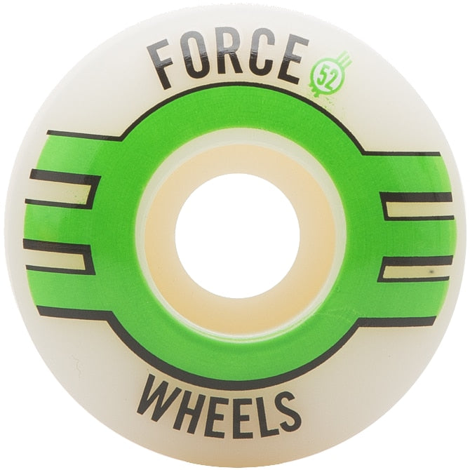 Force 2017 Strike Green/White Skateboard Wheels