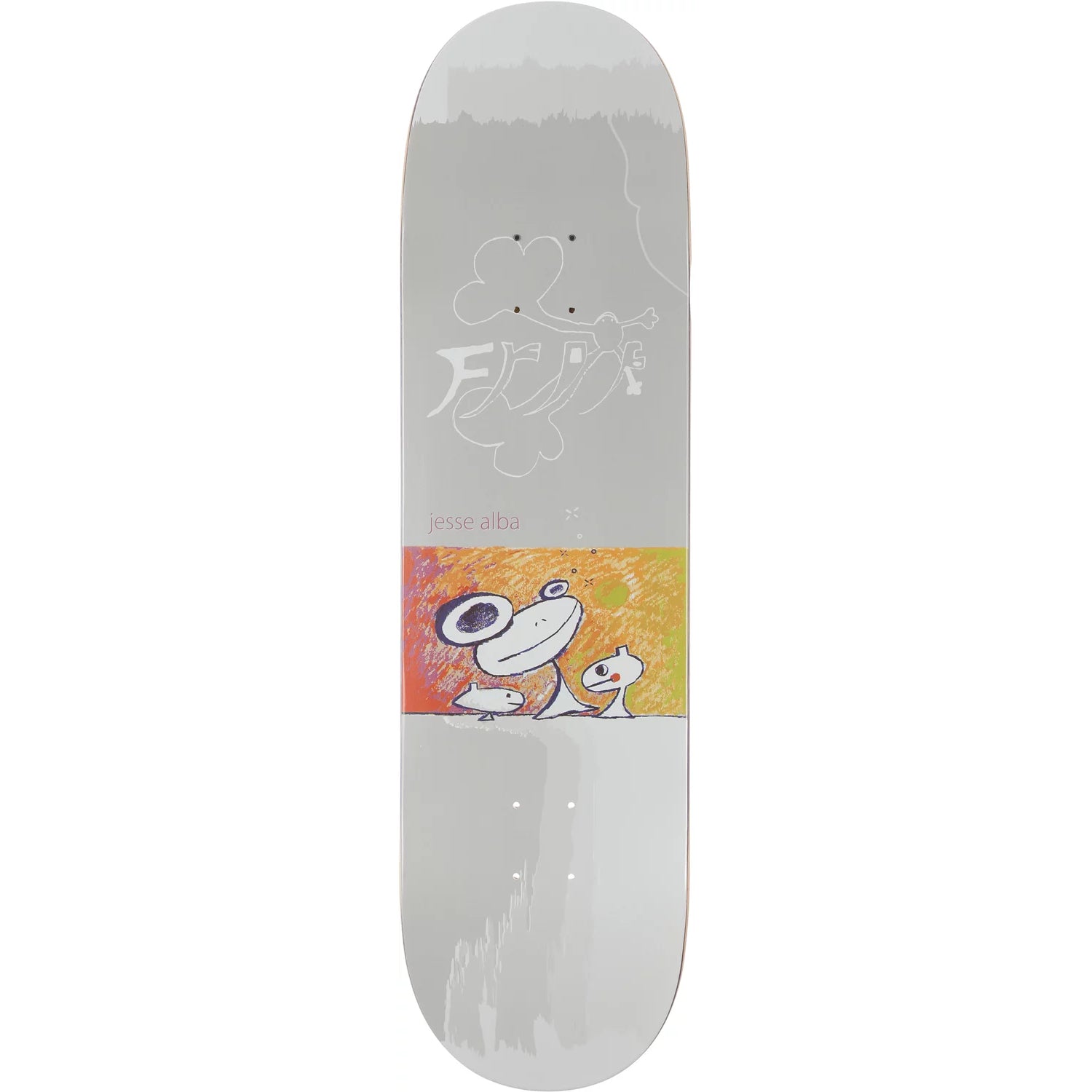 Jesse Alba Frog Skateboard Deck